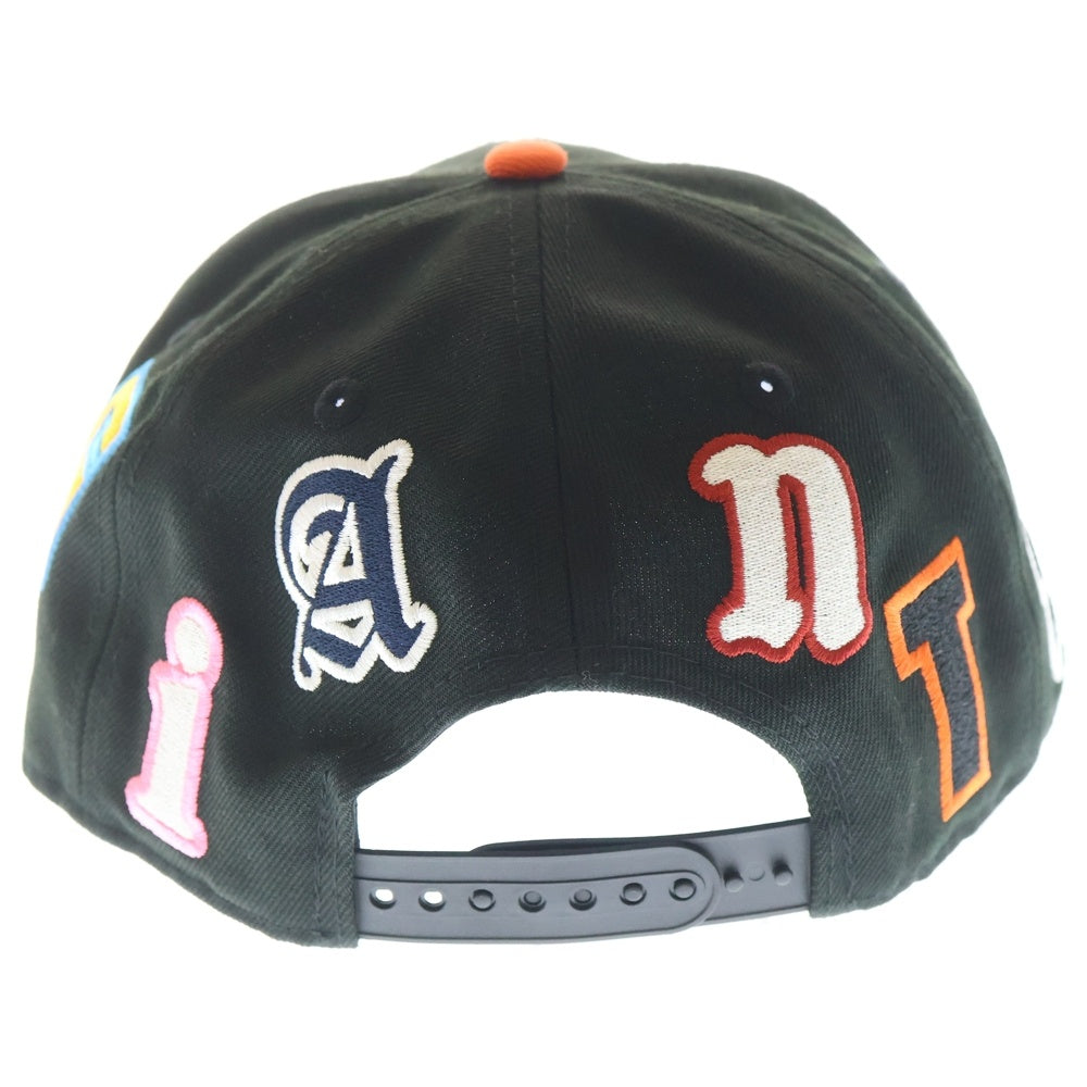 SAINT MICHAEL(セントマイケル) xNew Era 25SS MLBスナップバック ベースボールキャップ 帽子 ブラック SM-HR8-0000-C50