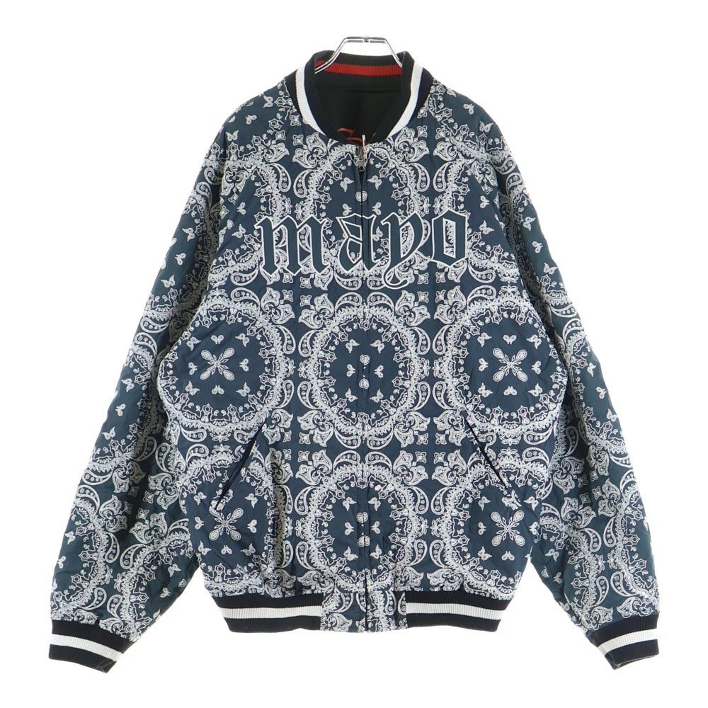 MAYO(メイヨー) JESUS MAYO Paisley Track Jacket ペイズリー柄 リバーシブル トラックジャケット オリーブxオレンジ