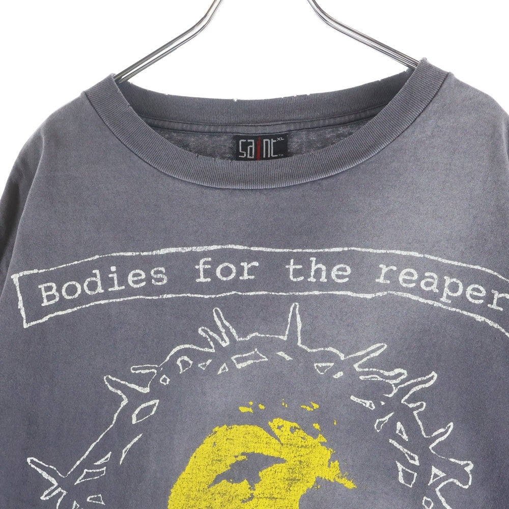 SAINT MICHAEL(セントマイケル) 23AW SS TEE B FOR REAPER Tシャツ カットソー 半袖 XL ブラック SM-A23-0000-002