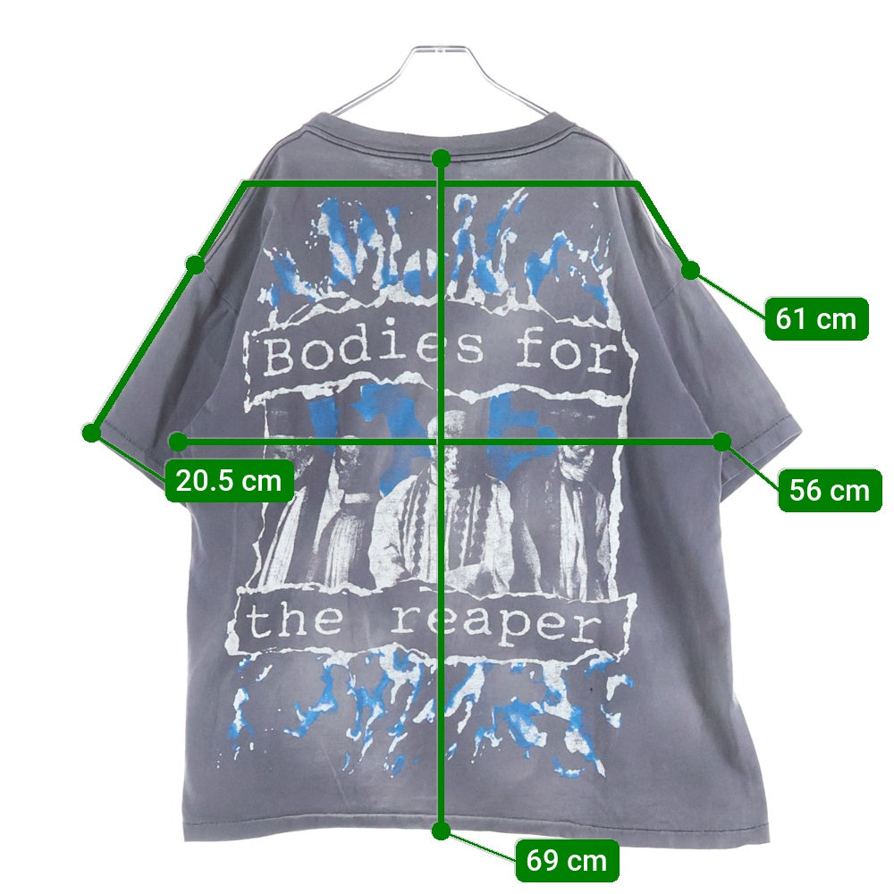 SAINT MICHAEL(セントマイケル) 23AW SS TEE B FOR REAPER Tシャツ カットソー 半袖 XL ブラック SM-A23-0000-002