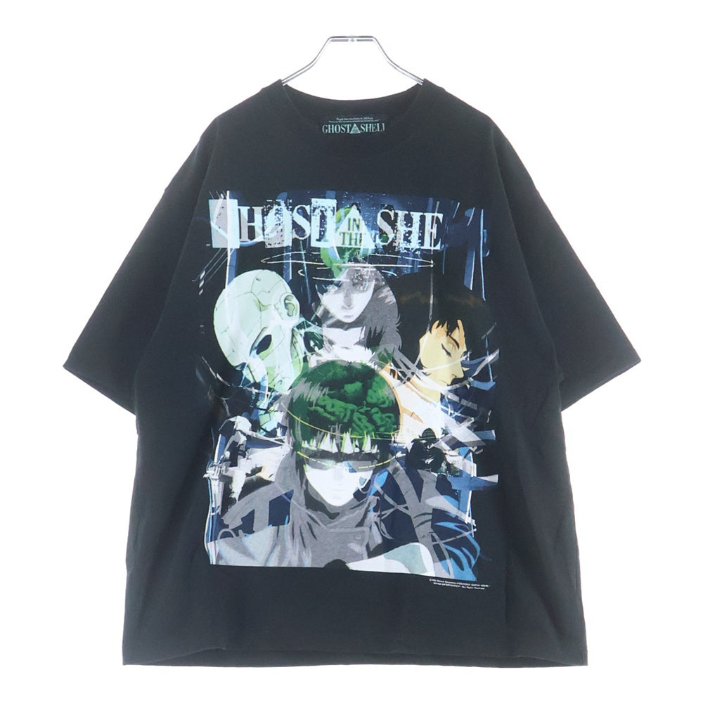 ATMOS(アトモス) xKosuke Kawamura GHOST IN THE SHELL 攻殻機動隊 01 半袖プリントTシャツ ブラック