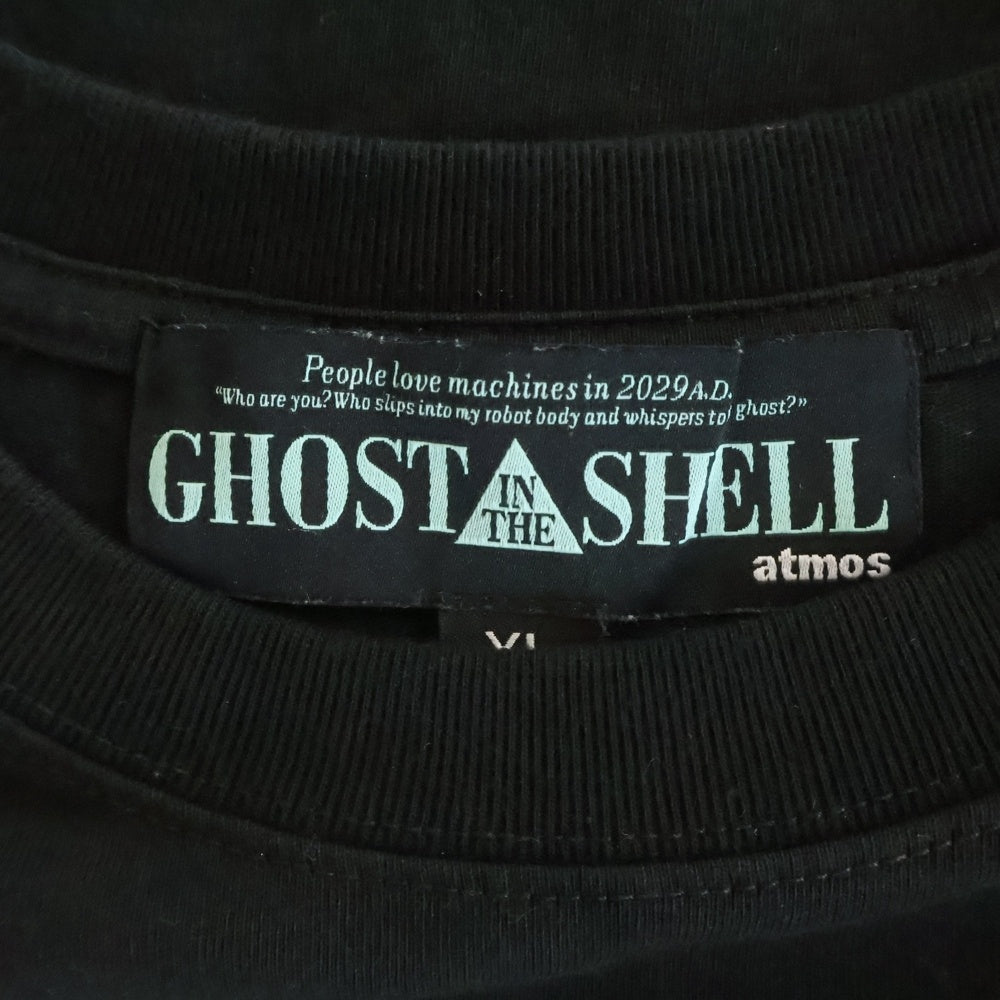 ATMOS(アトモス) xKosuke Kawamura GHOST IN THE SHELL 攻殻機動隊 01 半袖プリントTシャツ ブラック