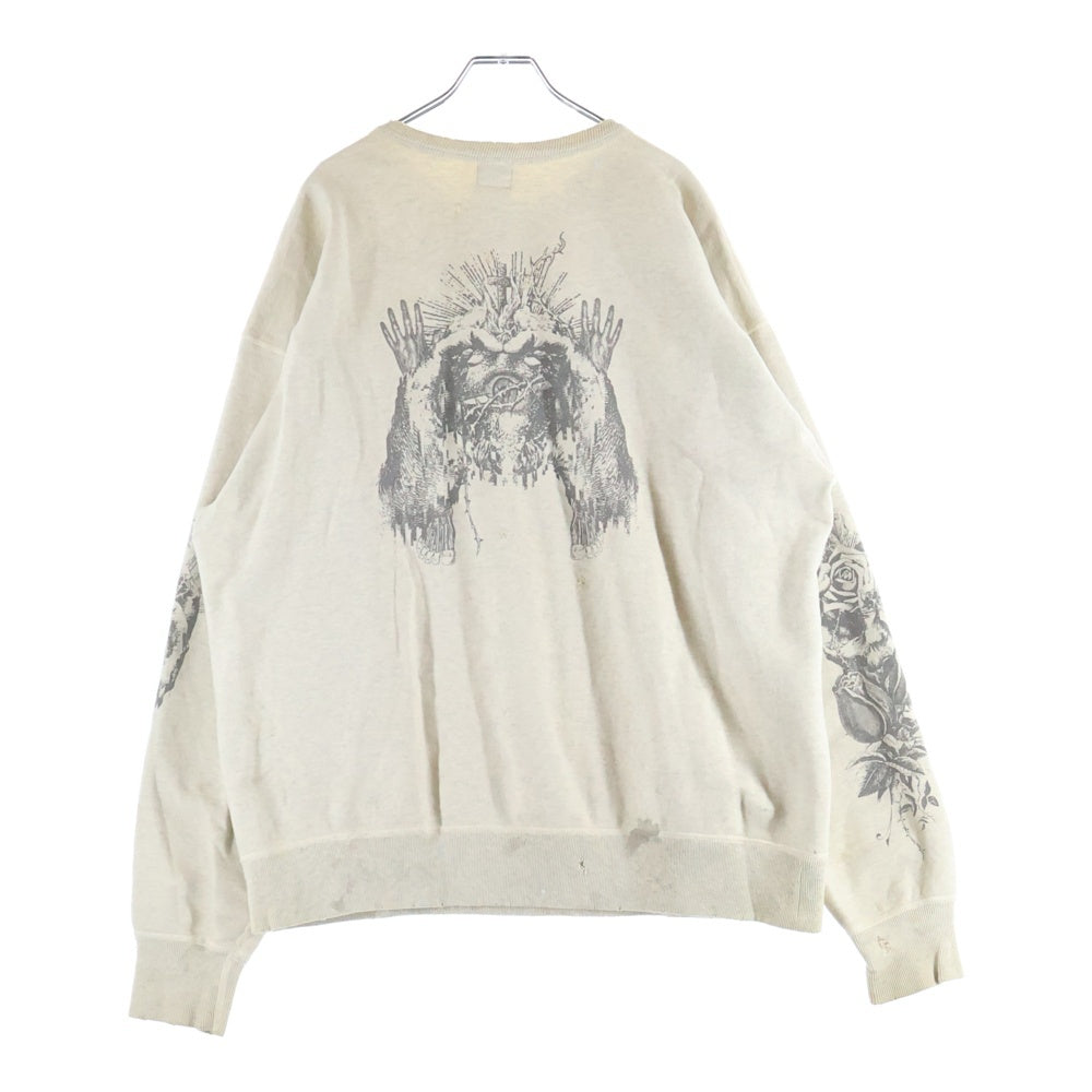 SAINT MICHAEL(セントマイケル) 20AW SM2 CREW SWEAT SHIRT ジーザスプリント クルーネックスウェット トレーナー