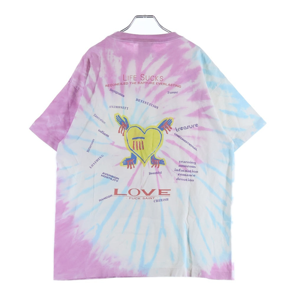 SAINT MICHAEL(セントマイケル) 24SS DOOR WORLD TEE ドアワールド クルーネック半袖Tシャツ マルチカラー SM-YS8-0000-C46