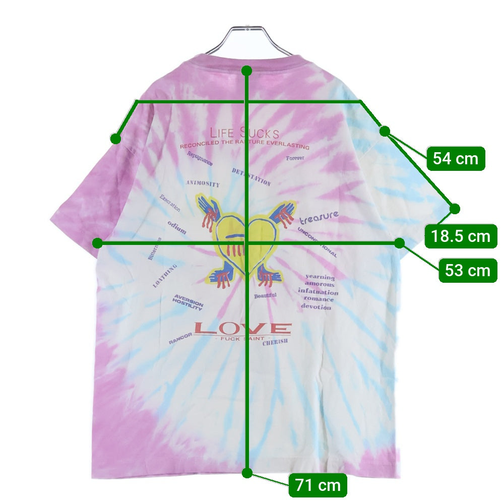 SAINT MICHAEL(セントマイケル) 24SS DOOR WORLD TEE ドアワールド クルーネック半袖Tシャツ マルチカラー SM-YS8-0000-C46