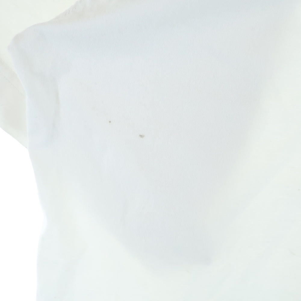VETEMENTS(ヴェトモン) 22SS NAME-TAG T-SHIRT ネームタグ ロゴプリント クルーネック半袖Tシャツ カットソー ホワイト UE64TR130W