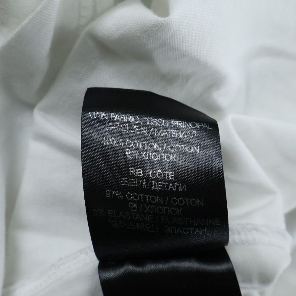 VETEMENTS(ヴェトモン) 22SS NAME-TAG T-SHIRT ネームタグ ロゴプリント クルーネック半袖Tシャツ カットソー ホワイト UE64TR130W