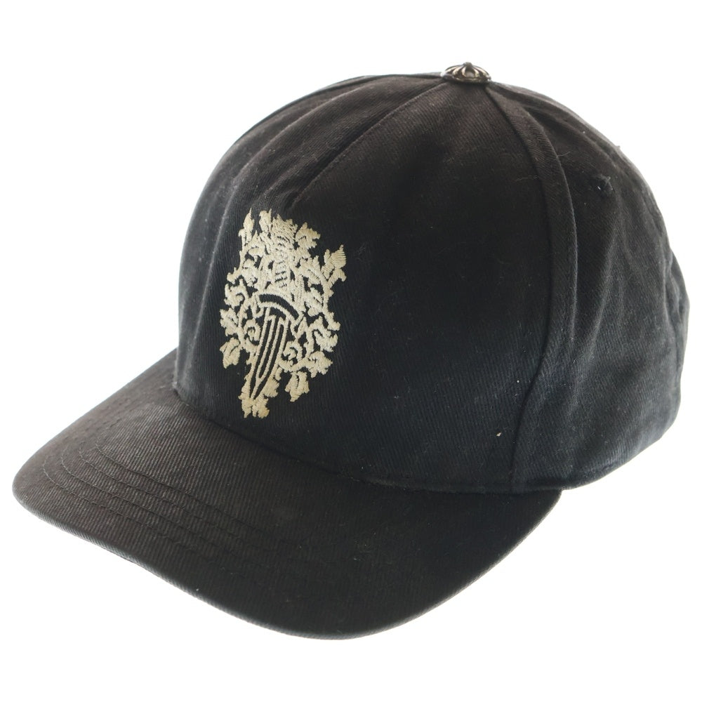 CHROME HEARTS(クロムハーツ) TRUCKER CAP デニムトラッカー ヴァインダガー刺繍 キャップ 帽子 ブラック