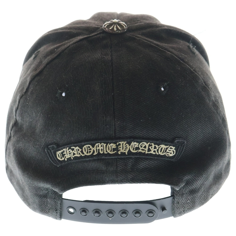 CHROME HEARTS(クロムハーツ) TRUCKER CAP デニムトラッカー ヴァインダガー刺繍 キャップ 帽子 ブラック