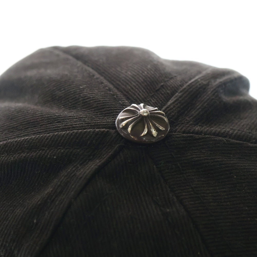 CHROME HEARTS(クロムハーツ) TRUCKER CAP デニムトラッカー ヴァインダガー刺繍 キャップ 帽子 ブラック