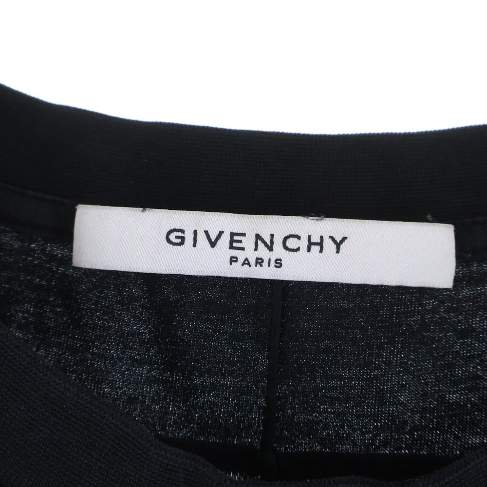GIVENCHY(ジバンシィ) イルミナティプリント クルーネック半袖Tシャツ カットソー ブラック 17F 7344 651