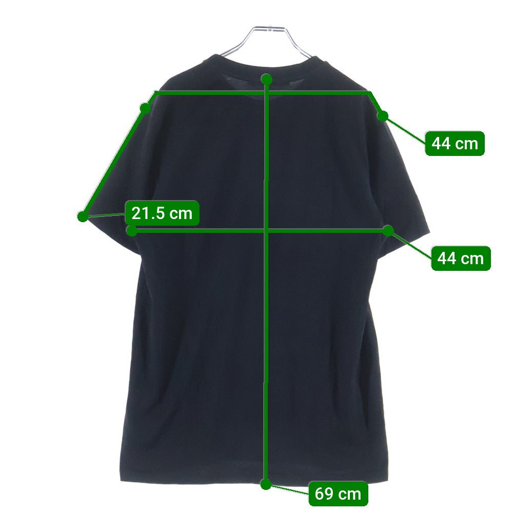 GIVENCHY(ジバンシィ) イルミナティプリント クルーネック半袖Tシャツ カットソー ブラック 17F 7344 651