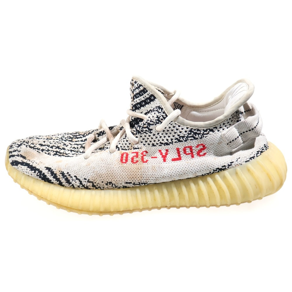 adidas(アディダス) YEEZY BOOST 350 V2 ZEBRA イージー ブースト ブイツー ゼブラ ローカットスニーカー ホワイト US8.5/26.5cm CP9654