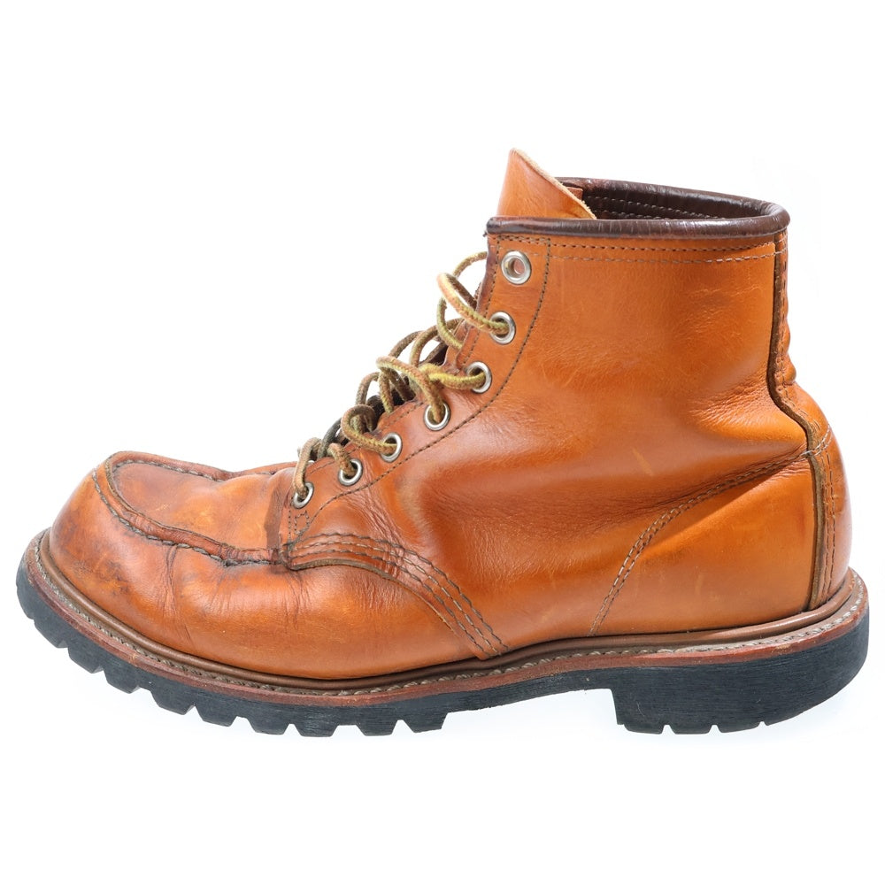 RED WING(レッド ウイング) IRISH SETTER 6INCH MOC TOE BOOT 犬タグ アイリッシュセッター モックトゥ レザー レースアップブーツ ブラウン 9879