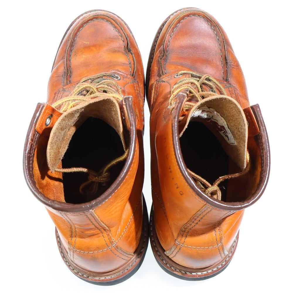 RED WING(レッド ウイング) IRISH SETTER 6INCH MOC TOE BOOT 犬タグ アイリッシュセッター モックトゥ レザー レースアップブーツ ブラウン 9879