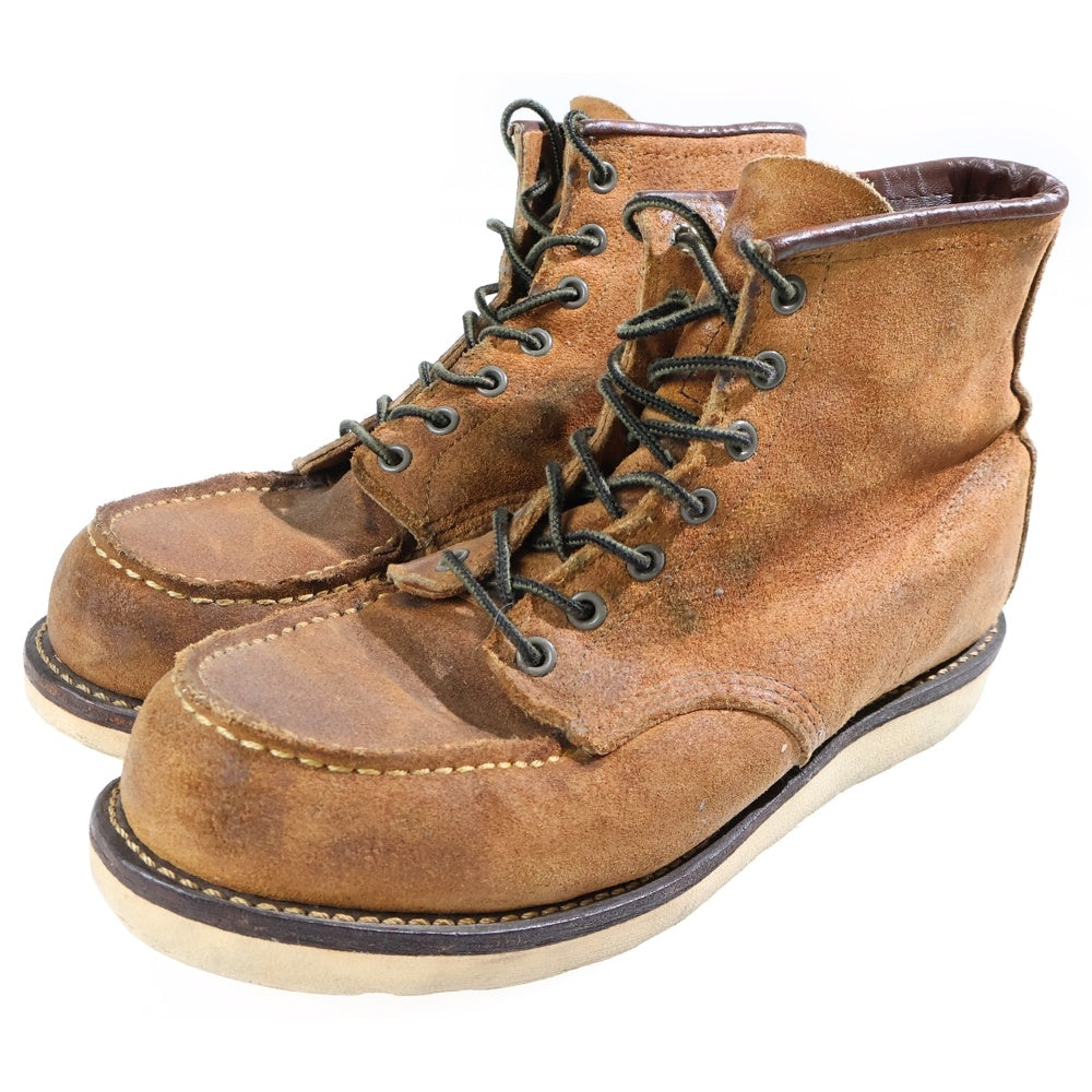 RED WING(レッド ウイング) 6INCH CLASSIC WORK MOC TOE クラシックワーク モックトゥ レザー レースアップブーツ ブラウン 8861
