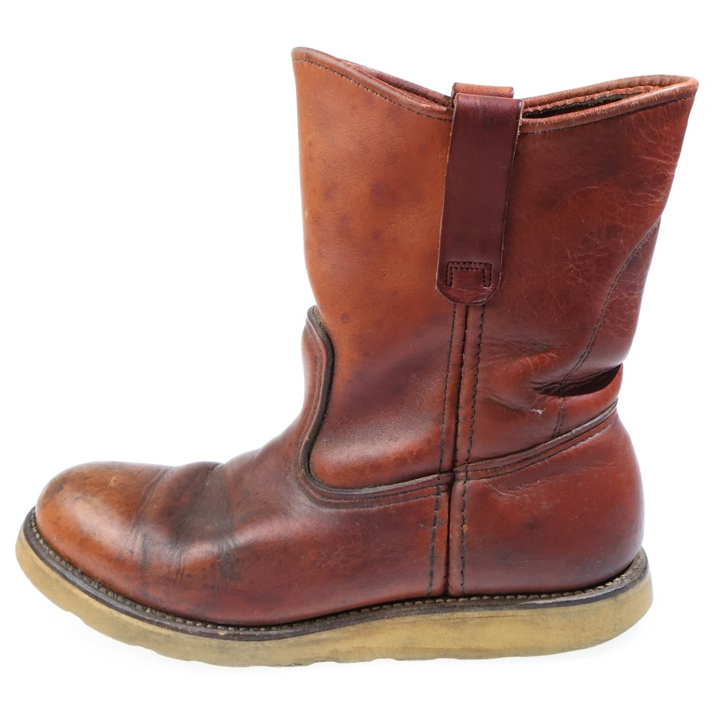 RED WING(レッド ウイング) PECOS BOOTS 緑犬タグ レザー ペコスブーツ ブラウン 866