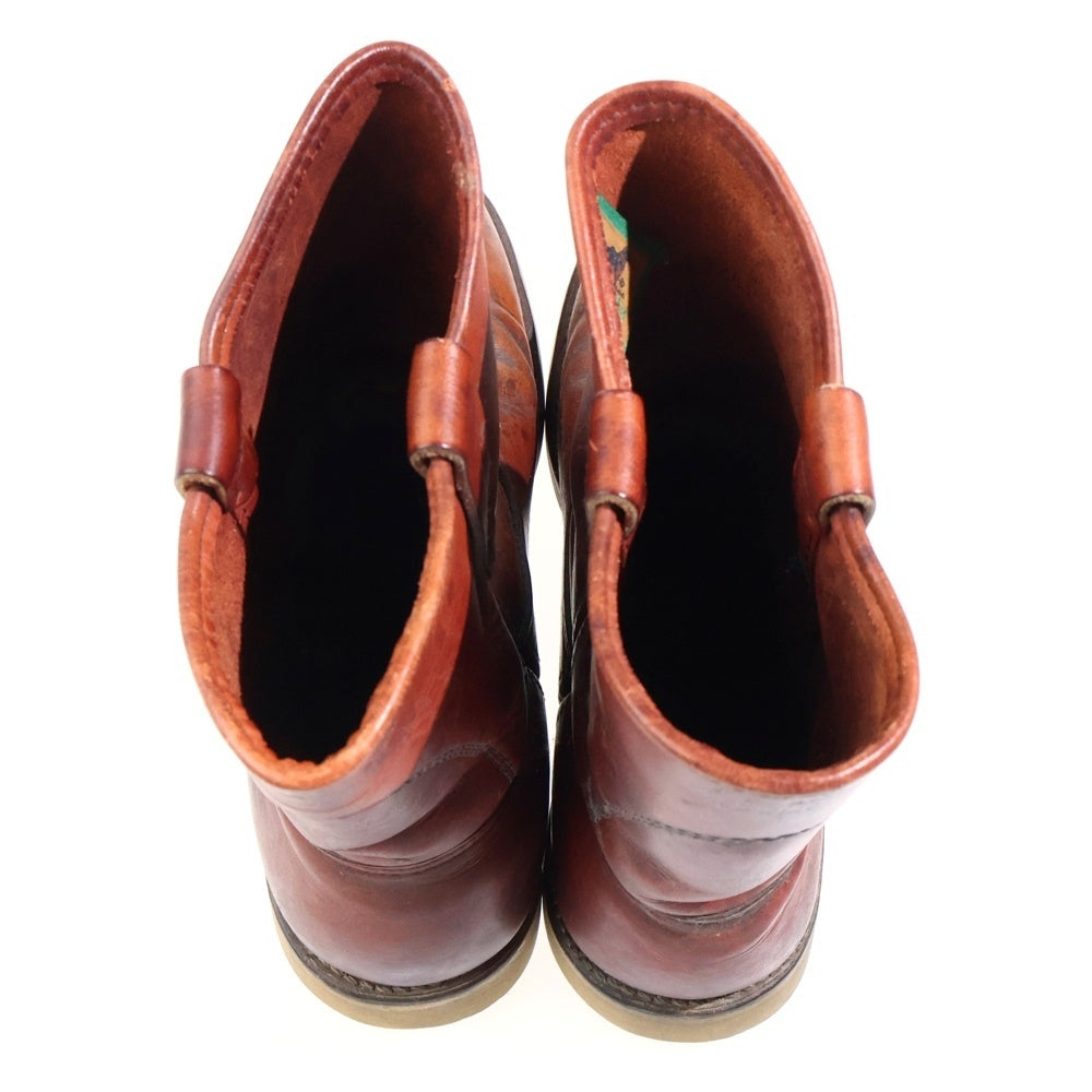 RED WING(レッド ウイング) PECOS BOOTS 緑犬タグ レザー ペコスブーツ ブラウン 866