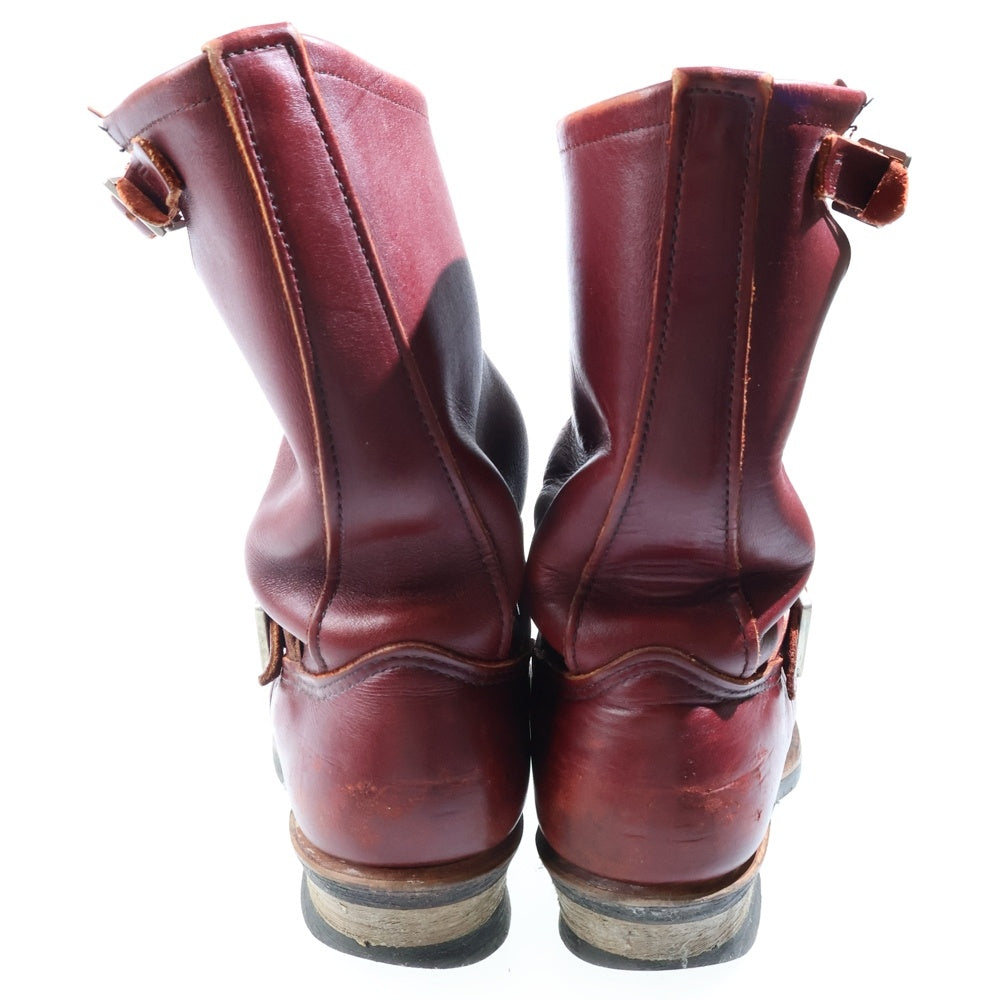 RED WING(レッド ウイング) 90S-00S ENGINEER BOOT 2バックル レザー エンジニアブーツ バーガンディ 8271