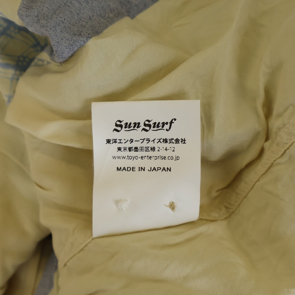 SUN SURF(サンサーフ) SPECIAL EDITION DRAGON AND EXOTIC BEAUTY スペシャルエディション 竜 舞子 レーヨン アロハ 半袖シャツ アイボリー SS38419