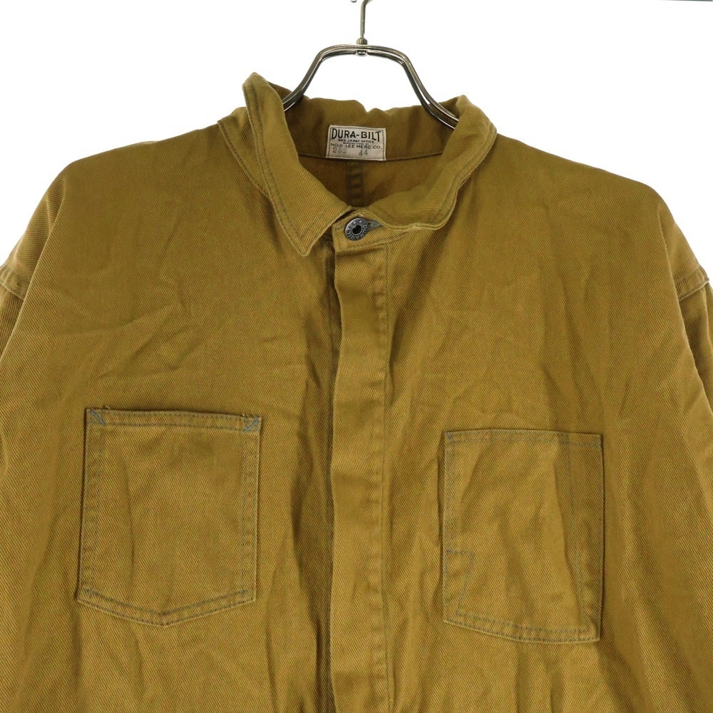 DAPPER'S DURA-BILT ONE PIECE SUITS フロントボタン ワンピーススーツ オールインワン ツナギ マスタード 252