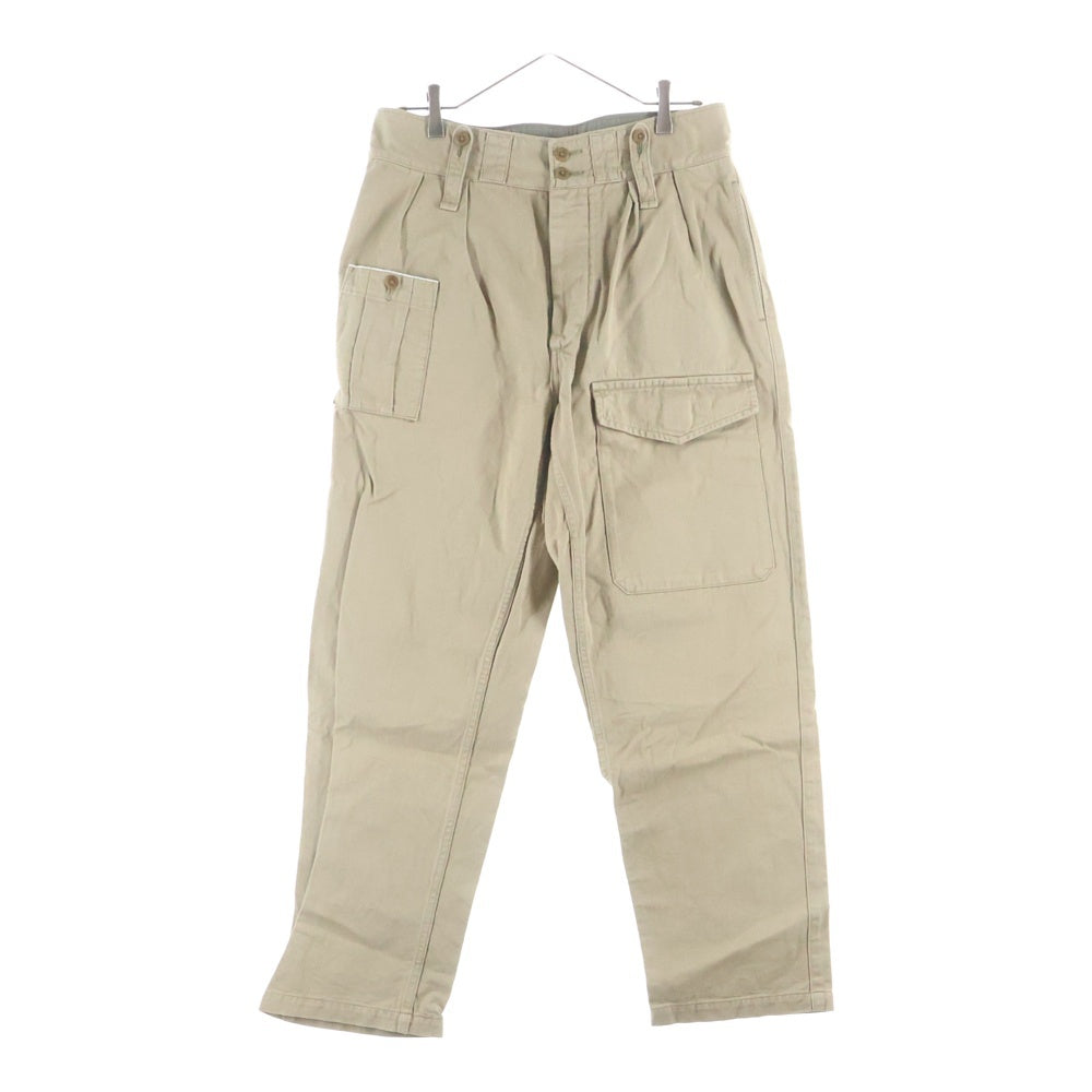 NIGEL CABOURN(ナイジェルケーボン) BRITISH ARMY PANT VINTAGE TWILL ブリティッシュアーミー ヴィンテージツイル ボタンフライ カーゴパンツ カーキ 8038-00-50000