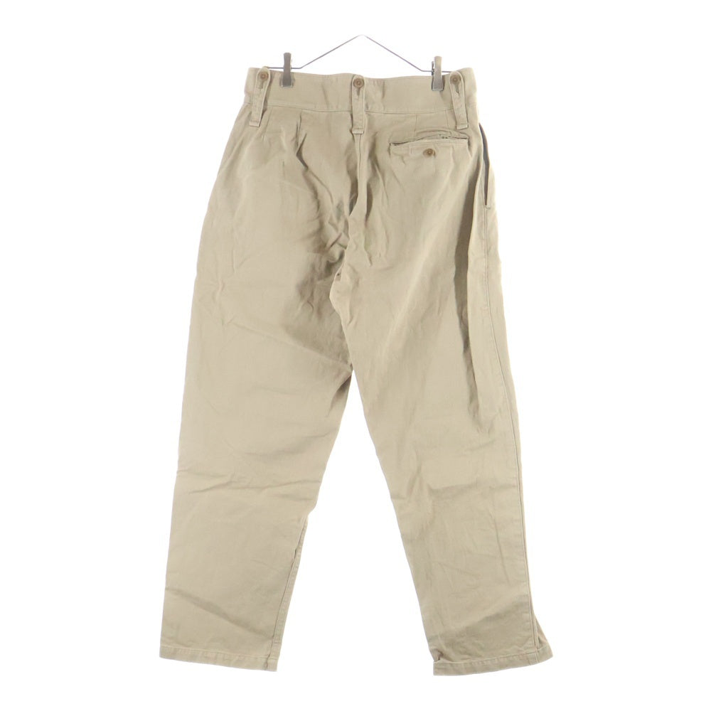NIGEL CABOURN(ナイジェルケーボン) BRITISH ARMY PANT VINTAGE TWILL ブリティッシュアーミー ヴィンテージツイル ボタンフライ カーゴパンツ カーキ 8038-00-50000