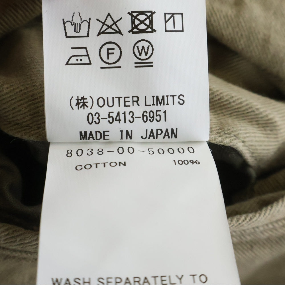 NIGEL CABOURN(ナイジェルケーボン) BRITISH ARMY PANT VINTAGE TWILL ブリティッシュアーミー ヴィンテージツイル ボタンフライ カーゴパンツ カーキ 8038-00-50000