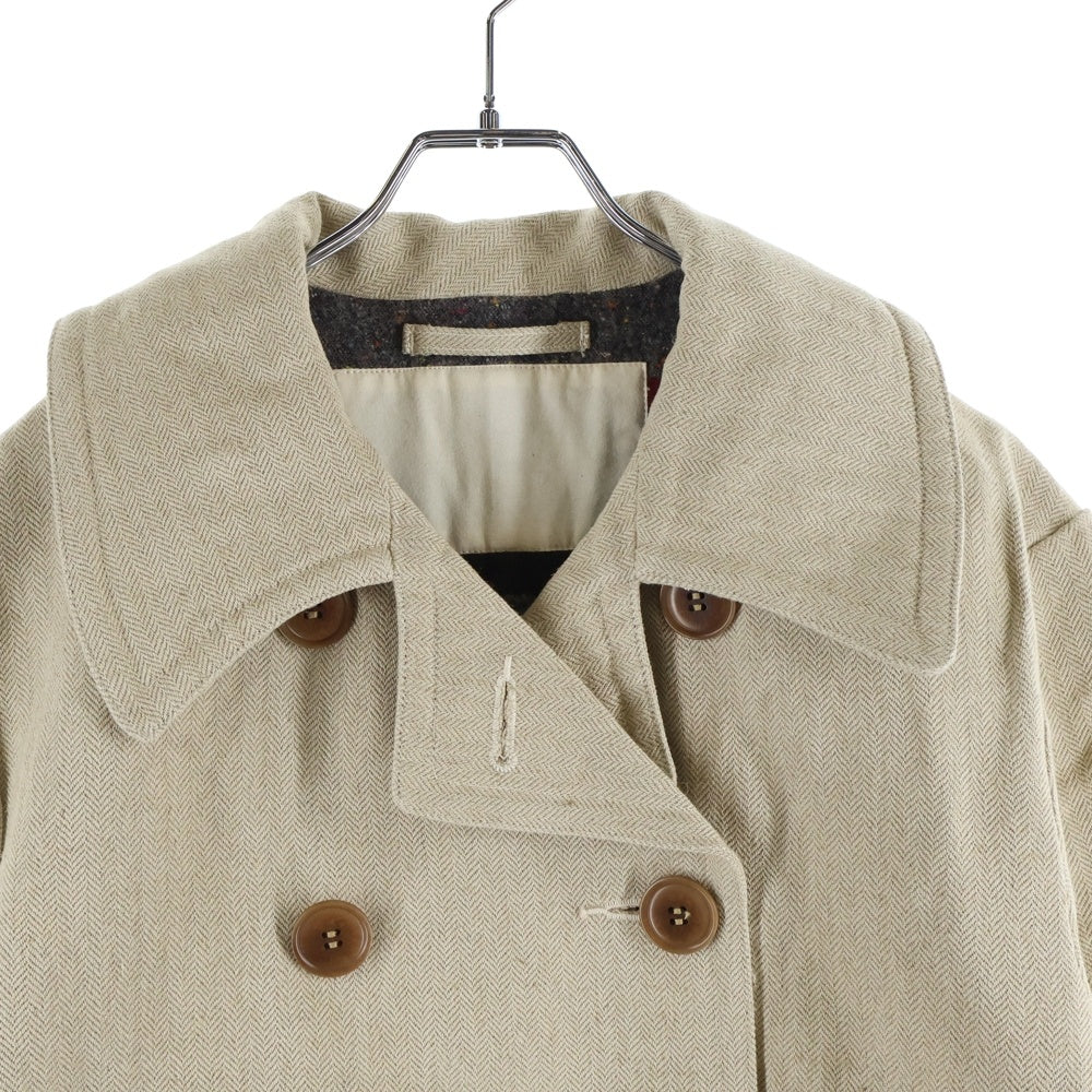 SUGAR CANE(シュガーケーン) ×MISTER FREEDOM ミスターフリーダム コットンリネン ピーコート ベージュ SC13599