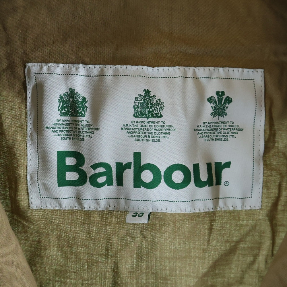 Barbour(バブアー) HIKING WAX ハイキングワックス オイルド ジップアップジャケット グリーン MWX1673