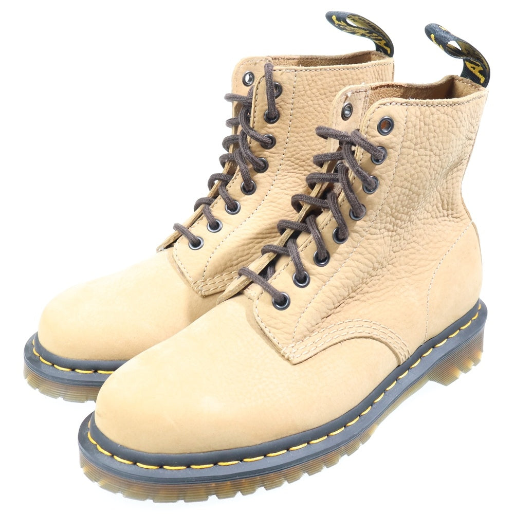 Dr.Martens(ドクターマーチン) 1460 PASCAL パスカル 8ホール ヌバックレザー レースアップ ブーツ ベージュ