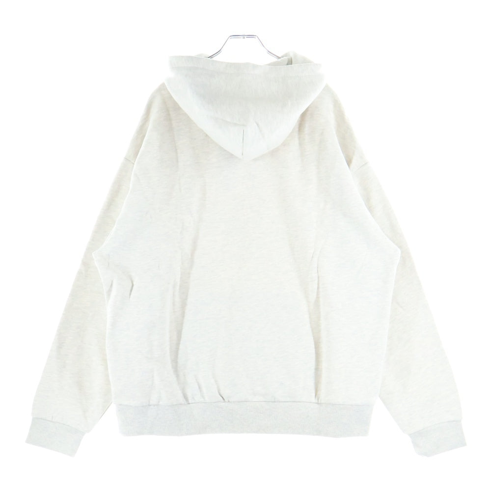 AWAKE NY(アウェイク ニューヨーク) 23AW ロゴ刺繍 スウェット プルオーバーパーカー グレー AWK-FW23-HD001