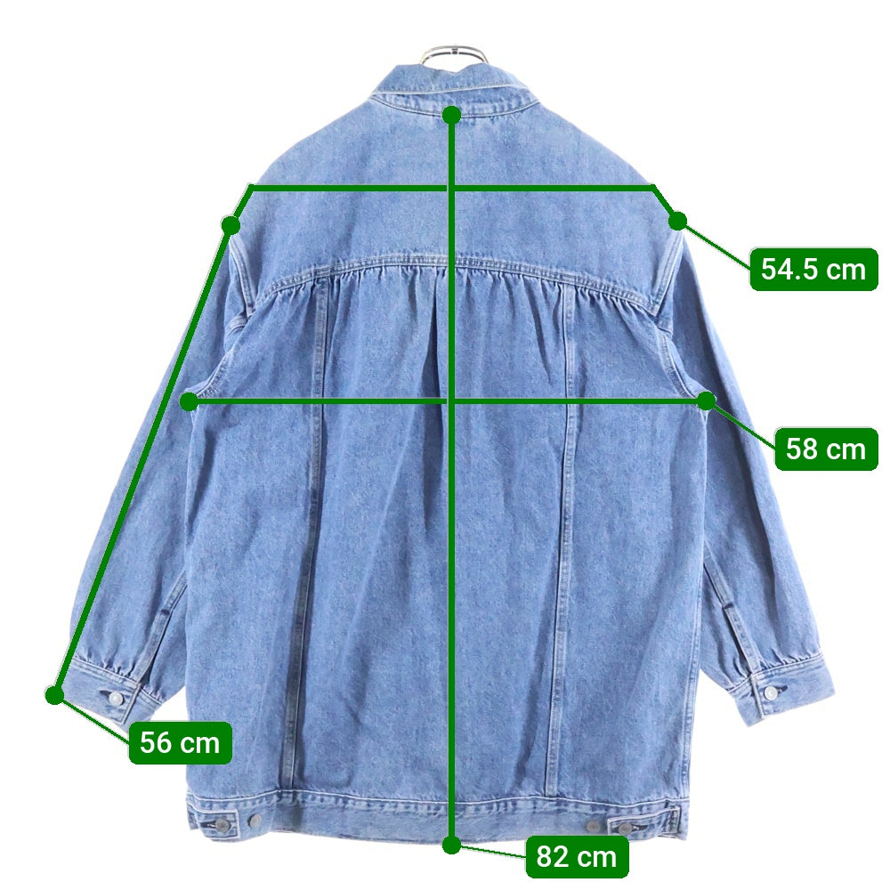 Levi's(リーバイス) ×GANNI ガニー デニム ロング トラッカージャケット インディゴ PC9-87489-0000