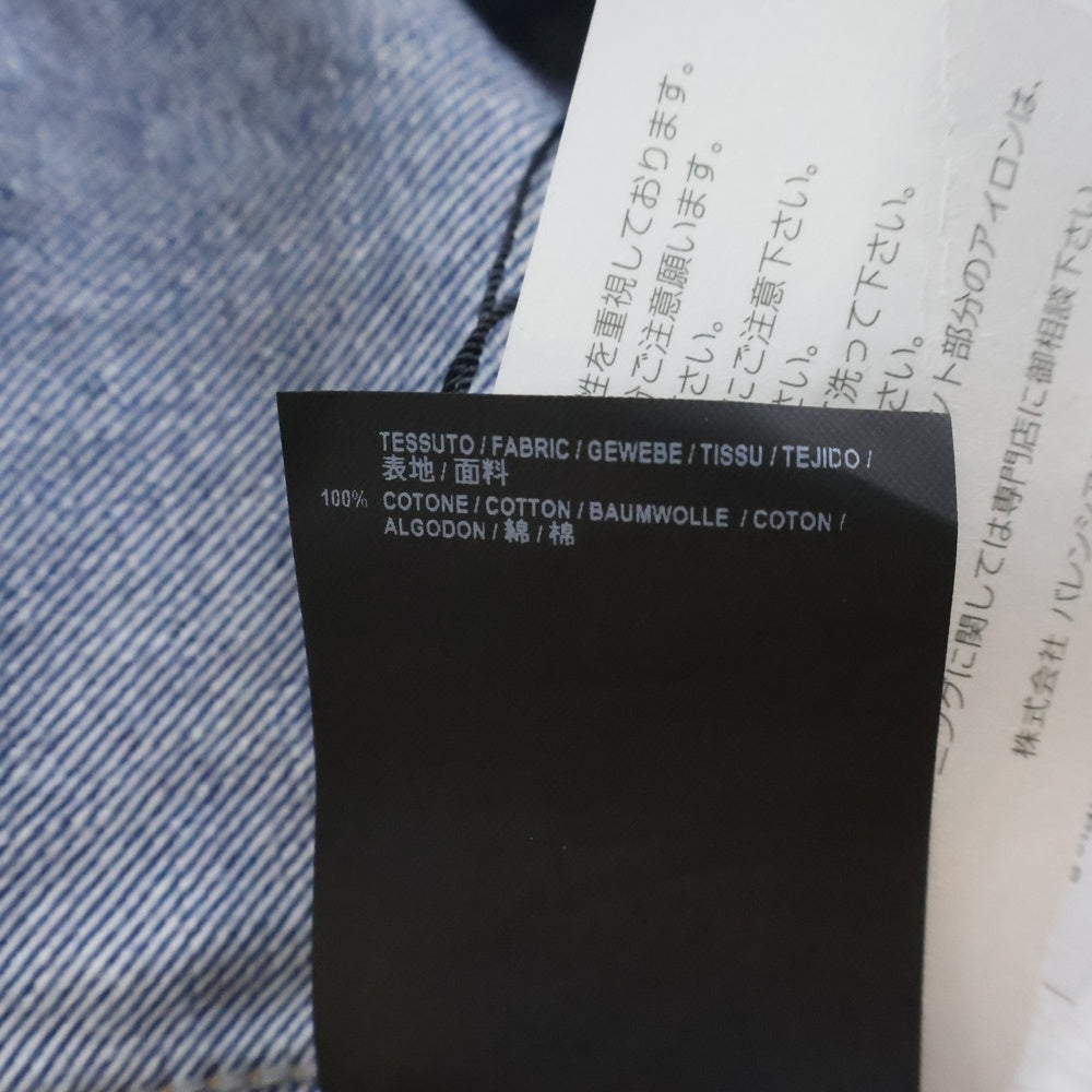 BALENCIAGA(バレンシアガ) 18AW グラフィティ オーバーサイズ デニムジャケット インディゴ 530723