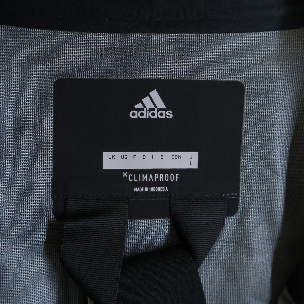 adidas(アディダス) MYSHELTER 3-LAYER RAIN JACKET マイシェルター 3レイヤー レイン ジップアップナイロンジャケット ブラック DZ1413