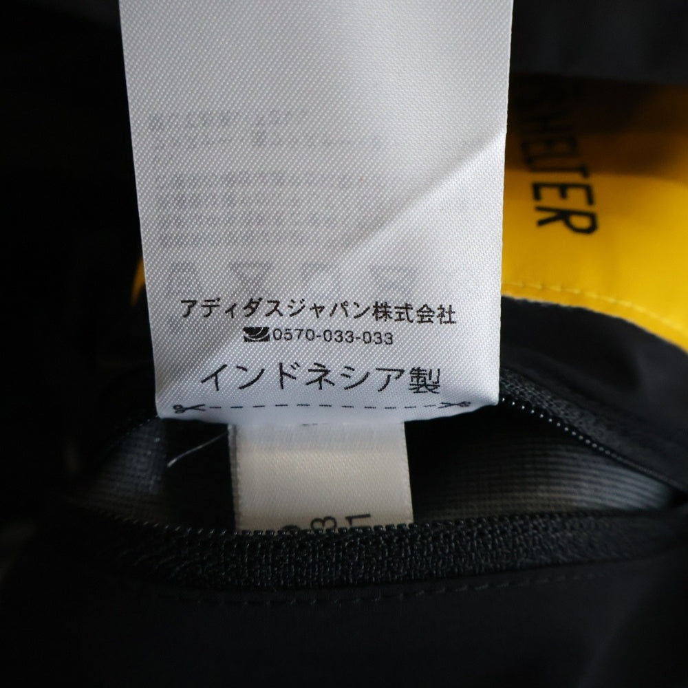 adidas(アディダス) MYSHELTER 3-LAYER RAIN JACKET マイシェルター 3レイヤー レイン ジップアップナイロンジャケット ブラック DZ1413