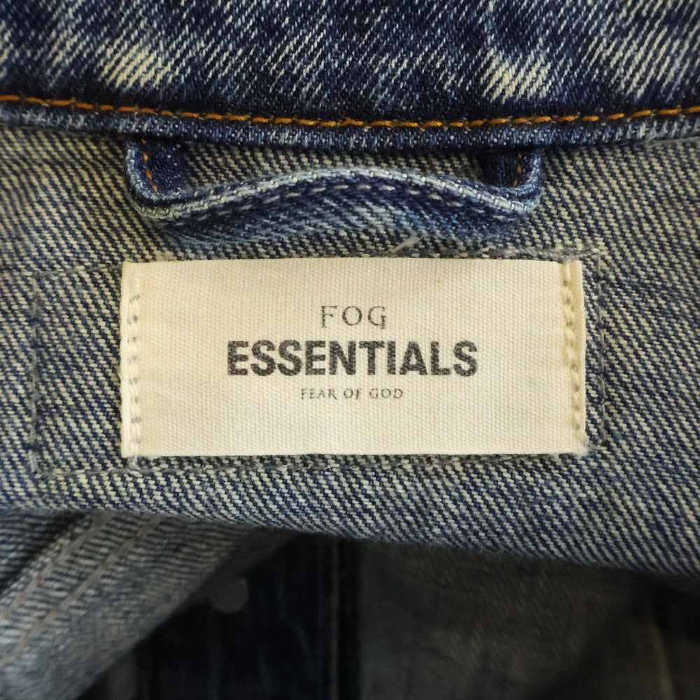 FEAR OF GOD ESSENTIALS(フィアオブゴッド エッセンシャルズ) 18AW Denim Trucker Jacket デニムトラッカージャケット インディゴ 202SP182003F