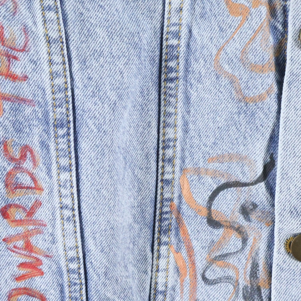 One Teaspoon(ワンティースプーン) グラフィティー デニム トラッカー ジャケット インディゴ 24596