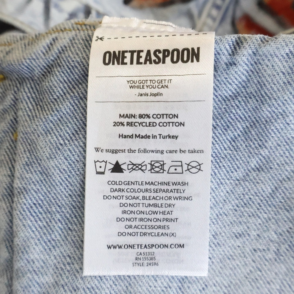 One Teaspoon(ワンティースプーン) グラフィティー デニム トラッカー ジャケット インディゴ 24596