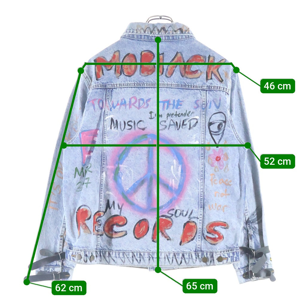 One Teaspoon(ワンティースプーン) グラフィティー デニム トラッカー ジャケット インディゴ 24596