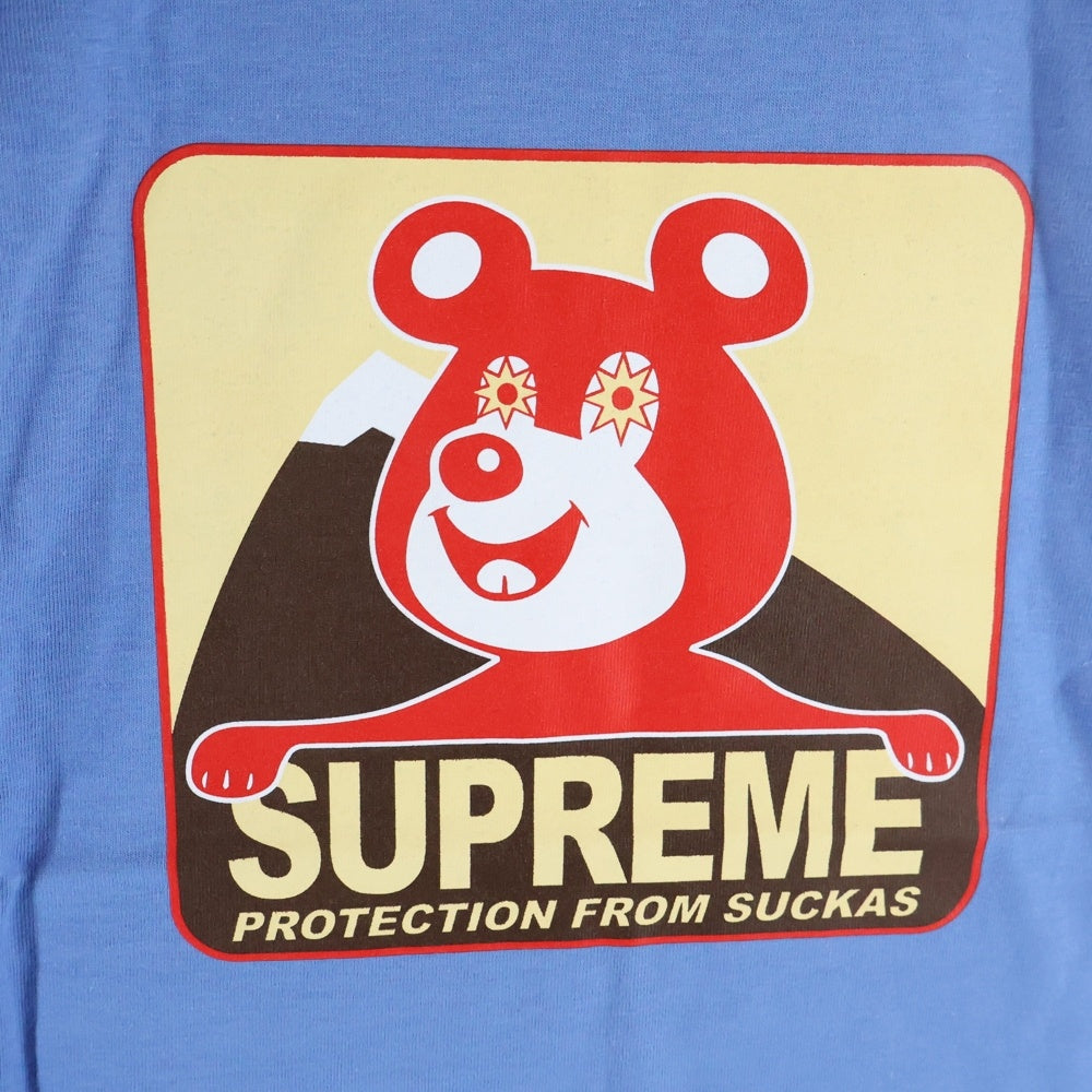 SUPREME(シュプリーム) 20AW Bear Tee ベア プリント クルーネック 半袖Tシャツカットソー ブルー