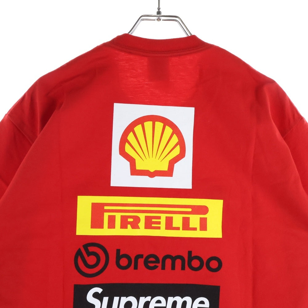 SUPREME(シュプリーム) 24SS ×Ducati Logos Tee ドゥカティ ロゴプリント クルーネック 半袖Tシャツカットソー レッド