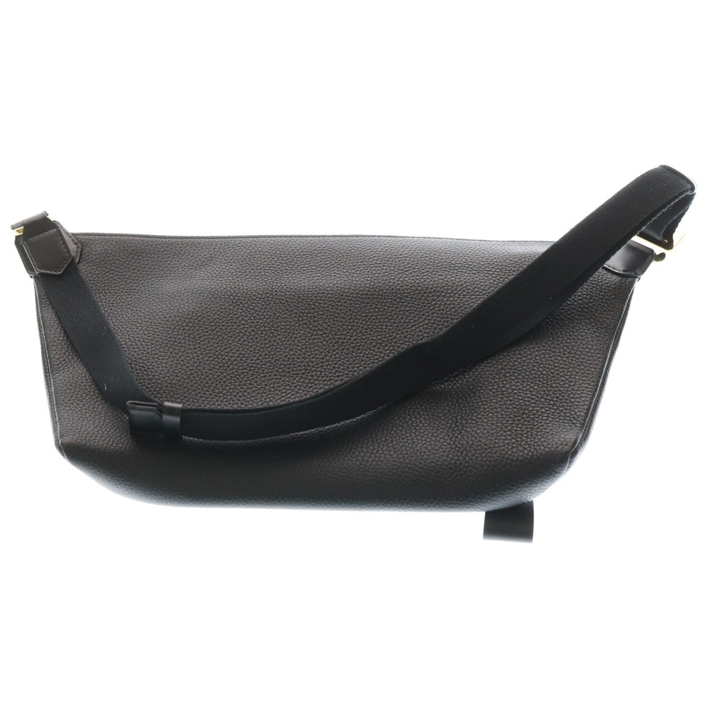 TOM FORD(トムフォード) ロゴ レザー ショルダーバッグ ブラック H0573 LCL244G レディース