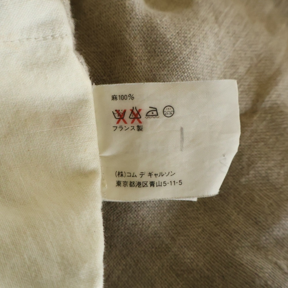 COMME des GARCONS SHIRT(コムデギャルソンシャツ) ドローコード リネン パンツ ベージュ