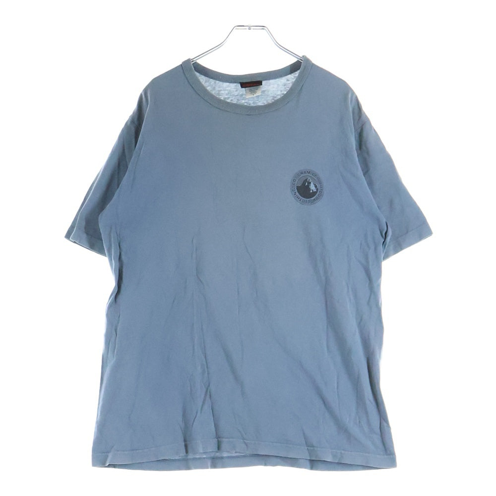 GRAMICCI(グラミチ) 90S VINTAGE ヴィンテージ プリント クルーネック 半袖Tシャツ カットソー ブルー