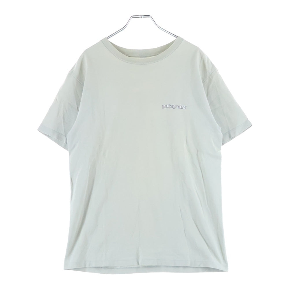 PATAGONIA(パタゴニア) 90S VINTAGE BENEFICIAL ヴィンテージ ロゴプリント クルーネック 半袖 Tシャツ カットソー グレー