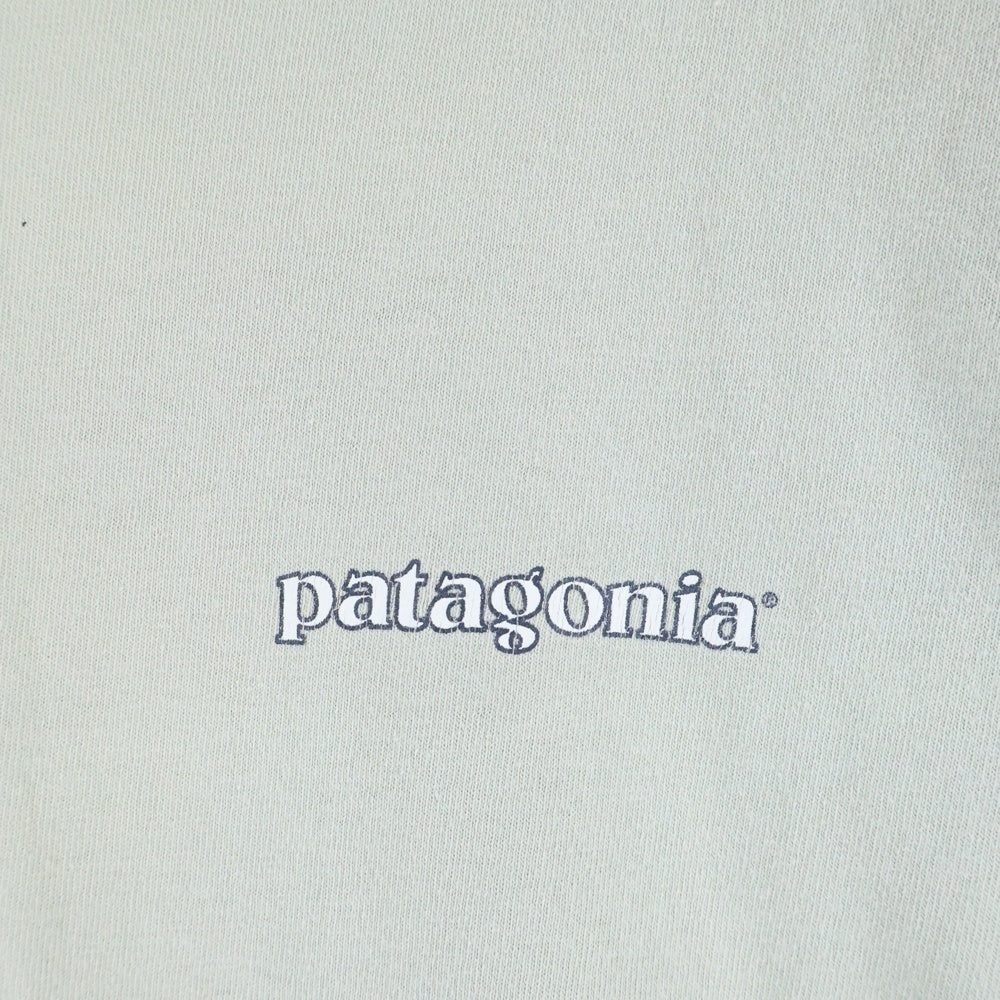 PATAGONIA(パタゴニア) 90S VINTAGE BENEFICIAL ヴィンテージ ロゴプリント クルーネック 半袖 Tシャツ カットソー グレー