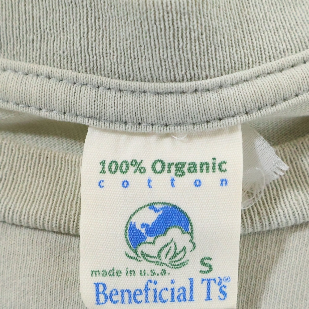 PATAGONIA(パタゴニア) 90S VINTAGE BENEFICIAL ヴィンテージ ロゴプリント クルーネック 半袖 Tシャツ カットソー グレー