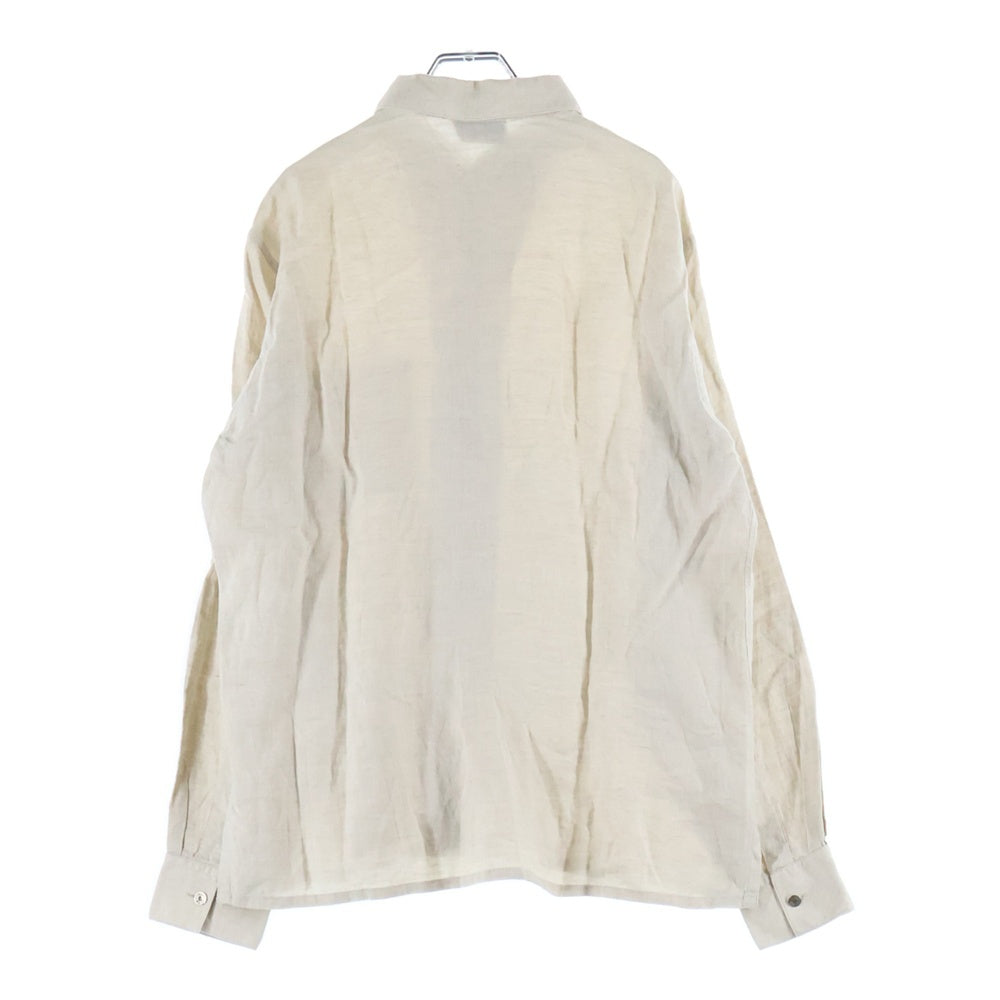 HERMES(エルメス) リネン 長袖シャツ ベージュ
