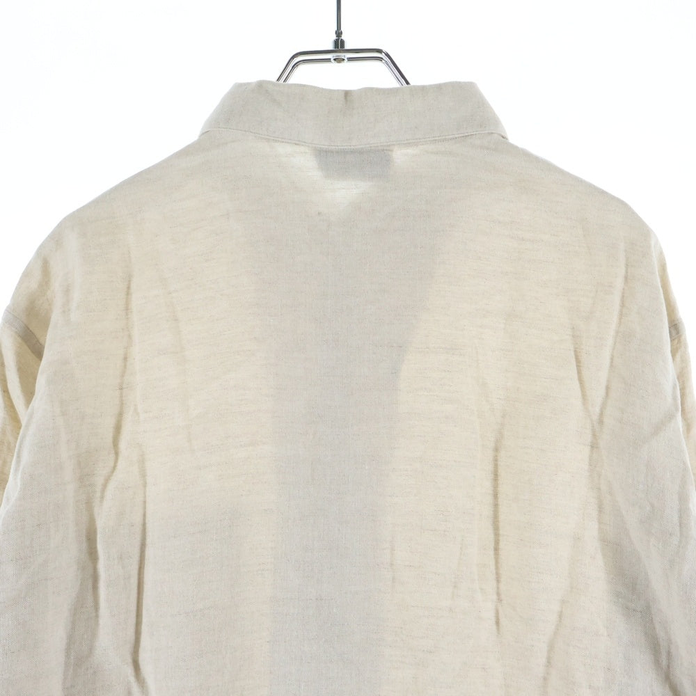 HERMES(エルメス) リネン 長袖シャツ ベージュ